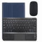 Funda con Teclado, Azul, Funda con Teclado para Samsung Galaxy Tab A 10.1 2016 (SM-T580/T585/T587), Funda Delgada con Soporte para S Pen y trackpad Integrado, Teclado Bluetooth ina