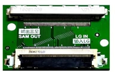 51Pin FHD Lvds Adapter Konverter, Kompatibel Mit LG, Auf TV, Kompatibel Mit Samsung, Bildschirm Lcd Led Tv Screen Panel Reparatur Board(QK0804A FPC to Lvds)