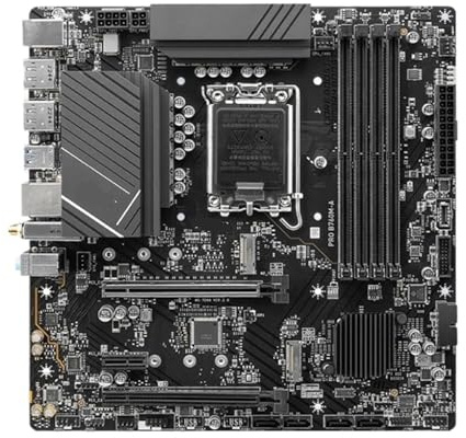 PRO B760M-A Motherboard B760 LGA1700 Support i9-14900KF i5-12400F i5 12400f DDR5 6800MHz 256GB M.2 PCle 4.0 mATX