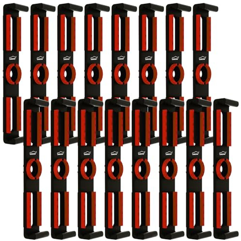 Lescars Kennzeichenhalterung: 4er-Set Rahmenlose Universal-Kfz-Kennzeichenhalter, für vorne & hinten (Auto Kennzeichenhalter Rahmenlos, ohne Werbung, Golf)