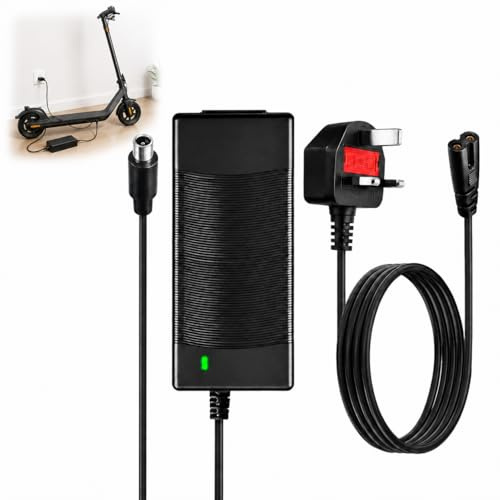 42V 2A Electric Scooter Charger with 8mm DC Plug for Xiaomi Ninebot | Electric Bike Hoverboard Mobility E Scooter Fast Charger 1 Pin for Xiaomi M365 Pro Pro 2 Mi 3 1S Segway Ninebot G30 ES Series