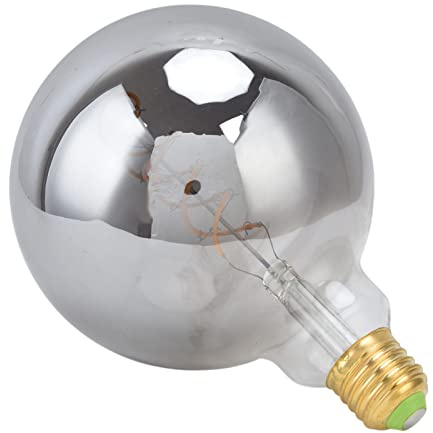 Spacnana Ampoule LED Vintage 4W Dimmable E27 Douille à Vis 220V Lumière Chaude 220lm Verre Antique Mi-Chrome pour Miroir de Salle de Bain