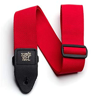 Ernie Ball Gitarrengurt aus Polypropylen, rot