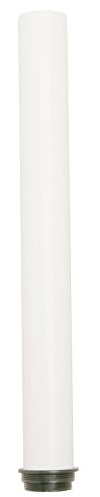 Plumb Pak PP835-61 Overflow Tube, 1-1/8 In Od X 10 In L, Plastic, 1 x 10/1-1/8 x 10, White