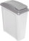 25 Litre Plastic Waste Bin with Flap Lid Recycle Bin Recycling Cat Dog Pet Food Container