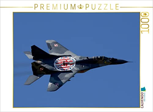 CALVENDO Puzzle MIG-29A Polish Air Force | 1000 Teile Lege-Größe 64 x 48 cm Foto-Puzzle für glückliche Stunden
