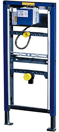 Geberit Vorwandelement Duofix, 111616001, Trockenbauelement für Urinal, Absaugesiphon JetEX, Stahlkonstruktion, 21158 1