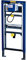 Geberit Vorwandelement Duofix, 111616001, Trockenbauelement für Urinal, Absaugesiphon JetEX, Stahlkonstruktion, 21158 1