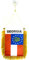 AZ FLAG - Wimpel Georgia - 15x10 cm - Georgische Bundesstaat Mini Flagge 10 x 15 Cm - Auto Pennant Spezielle Auto