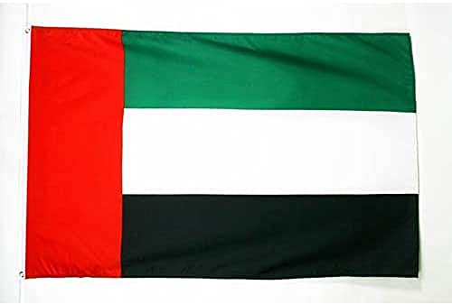 AZ FLAG - Flagge Vereinigte Arabische Emirate - 150x90 cm - Vereinigte Arabische Emirate Fahne 90 x 150 Cm Feiner Polyester - Flaggen