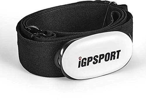 iGPSPORT Monitor Sensor de Frecuencia Cardíaca IPX7 Impermeable Bluetooth y Ant + y Correa para el Pecho para Correr Ciclismo Gimnasio Compatible con Garmin Polar Wahoo Zwift Endomodo y Otros