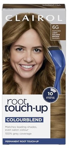 Clairol Root Touch-Up Permanent Hair Dye, 6G Light Golden Brown