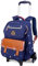 PROTAURI Kinder Trolley Rucksack Schultasche - Jungen schulranzen Mädchen schultrolleys Schulrucksack Kinderkoffer Rolling Reisegepäck Tasche Dauerhaft, 2 Räder