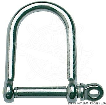 OSCULATI Manille Extra Large en INOX 6 mm