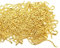 Trimming Shop 10cm Metal Ball Gold Chain Extender for Label Tags, Ball Bead Chain Connector, Jewellery Making, Keychain or Badge Holders, With Connector Clasp, 100pcs