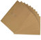 Dokumententasche a4 Mappe Kraftpapier Mappen 10er Verdickt Umschläge Organisation mit Externe Taste Wickeldichtung Design für Büro, Schule und Zuhause, 33 x 23 cm