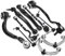 Frankberg 6x Querlenker+2x Axialgelenk+2x Koppelstange Vorne Kompatibel mit X5 E70 Alle Motoren SUV 2006-2013 X6 E71 E72 Alle Motoren SUV 2007-2014 Replace# 31126771893