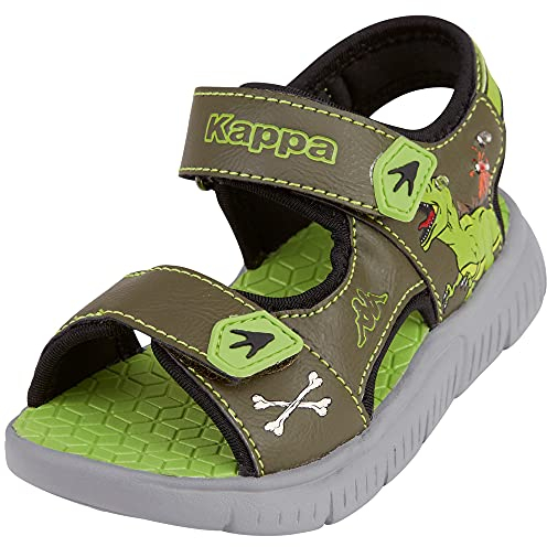 Kappa Unisex Kinder Rex Sun K Sandale, Army Black, 27 EU