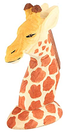 tooloflife Brillenhalter aus Holz, geschnitzt, für Sonnenbrillen, Tierform, Geschenk für Kinder, Freunde (Giraffe)