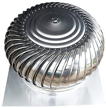 SHUDONGDEN Kaminaufsatz,Lüftungsaufsatz,Rotary Turbine Ventilator Regen- Und Schneeabdeckung Rauchschutz Für Schornsteine Und Abluftöffnungen Schornsteintöpfe,500mm/19.68in