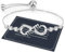 Armband Damen Silber Armband Damen 925 Herz Armband Silber 925 Damen Zirkonia Armband Infinity Armband Armbänder Damen Armband Damen Silber 925,Geschenk Muttertagsgeschenk Muttertagsgeschenke für Mama