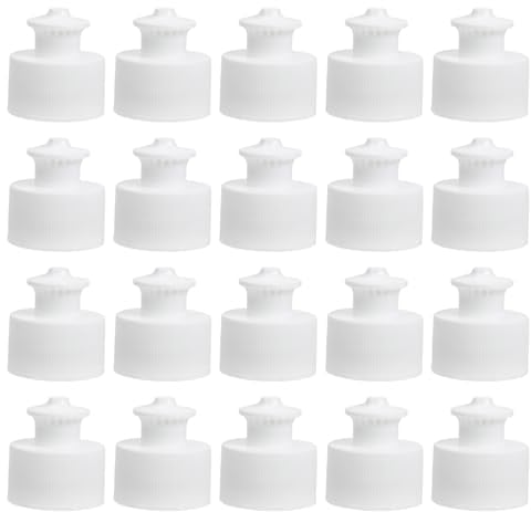 20pcs Replaceable Sports Bottle Caps Push Pull Lids for Water Bottles Household Bottle Accessories for Replacement and Sealing