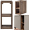 Lomadox Badezimmer Regal Unterschrank Badschrank in Vintage Oak Nb., B/H/T ca. 20/46/44 cm