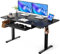 ErGear Elektrischer höhenverstellbarer Schreibtisch mit voller Tastaturablage, 140 x 70 cm höhenverstellbarer Stehschreibtisch Steh-Sitz-Schreibtisch, Home-Office-Schreibtisch, Schwarz