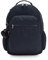 Kipling Sac à dos pour ordinateur portable Seoul pour femme, True Blue T2, 12.75 L x 17.25 H x 9 D