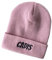 Schnoschi Rosa Strickmütze mit breitem Umschlag (Beanie Mütze) mit Namen Bestickt für Herren, Damen, Jugendliche und Kinder