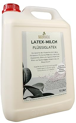 Natursache Latexmilch, 5l Kanister, Flüssiglatex geeignet für Halloween Make-up