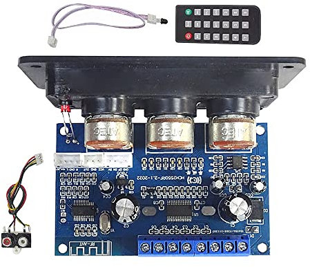 Whisverse BT5.0 2.1 Canali Scheda Amplificatore Digitale+ AUX+ 2X25W+50W Subwoofer Classe D Amplificatore Scheda DC12-20V