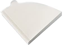 100 Stück Kaffeefilter, Kaffeekegel Kaffefilter Filterpapier für Kaffee Tropfer & Pour Over Kaffeemaschine(V01 Weiß)