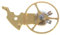 Juwaacoo Uhrwerk, mechanisches Uhrwerk, Uhrwerk, für Möwen, ETA 2824-2 2836 2834 Uhrenreparaturwerkzeug, gold