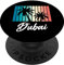 Dubai Souvenir Urlaub Vintage Urlaub Retro Dubai PopSockets mit austauschbarem PopGrip