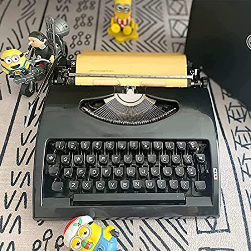 SANFAG Traditionelle Tragbare Manuelle Schreibmaschine, Vintage Finish Antike Schreibmaschine, Schreibmaschinen Für Schriftsteller für Notizen oder Briefe oder Kreatives Schreiben
