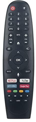 ALLIMITY Sostituisci Telecomando adatto per INVES GRUNKEL SMART-TECH Q.BELL Qbell QT32A03 QT24GX83 QT40GX83 32HA10V3 LED-5021KGOO LED-3221GOIN