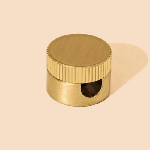 Relight Pin Up, Aufputz-Kabelhalter aus Messing, Kabelaufhängung für Textilkabel - Satin Brass