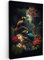 MuchoWow© Wandbilder Groß 80x120 cm XXL Schlafzimmer Home Deko Wohnung Bild Wohnzimmer Fotoleinwand Wand Bilder Leinwand Wall Decor Blumen - Vogel - Dschungel - Pflanzen - Tukan - Natur - Grün