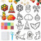 Bastelset Weihnachten Fenster,12 Stück Fensterbilder Weihnachten Kinder,Basteln Weihnachten Kinder,Bastelvorlagen Fensterbilder,Fensterbilder Winter Basteln,DIY Bastelset Weihnachten