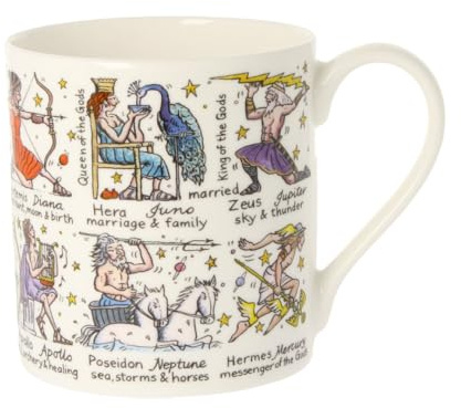 Mclaggan Greek Gods and Goddesses 300ml Bone China Mug