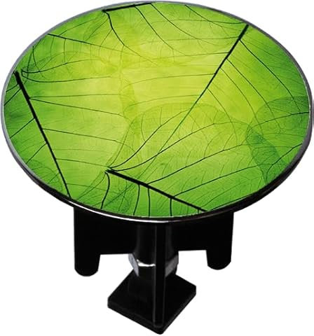 Bonde lavabo décorée Design Feuilles - Bouchon XXL 62 mm - pour lavabo Standard à Tirette.