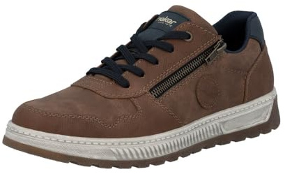 Rieker 37029-14 Herren Schnürschuh Synthetik blau blau