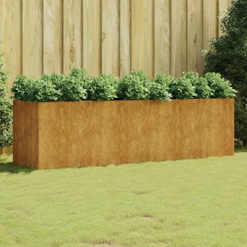 Willood Hochbeet 280x80x80 cm Cortenstahl