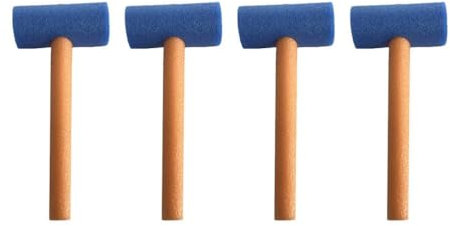UPKOCH 4 Stück Schaumstoff-Hammer Spielzeug Hammer-Requisiten Richterhammer Musikspielzeug Kinderhammer Aktivitäts-Requisiten Spielzeughammer Hämmer Pädagogisches