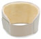 Rohn Moden Lammfell Nierengurt aus Merinowolle, verstellbarer Nierenschutz aus Schaffell, Öko Rückenwärmer, Flexigurt für Damen und Herren, weicher Thermogurt (Creme, L, 100-130 cm)