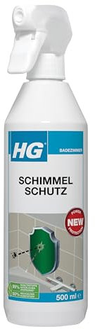 HG Schimmelschutz, Anti-Schimmel-Spray, rutschfester Reiniger für Badezimmerfliesen, Fugen- und Silikonschutz, zur Reinigung & Vorbeugung von Schimmel - 500 ml