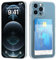 nicekool Coque pour iPhone 12 Pro Max Étui Portefeuille Transparente Coque Ultra Fin Souple Bumper Étui Porte-Carte Antichoc Housse de Protection Cover