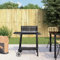 Xichuzi Holzkohlegrill mit Rädern Schwarz Stahl, Kohlegrill, BBQ Grill, Griller, Smoker Grill, Grillwagen, Holzgrill, Grills & Smoker, Barbecue - 315386