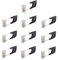 Gadpiparty Material Schwarz Feder Zubehör Deckenleuchte Clips Feder Clip Set